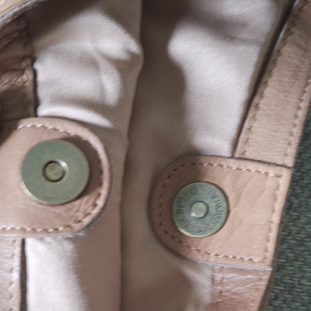 Elegant Lucky Brand Tan Leather Shoulder Bag - Picture 5 of 10